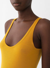 Débardeur classique en laine - Golden Yellow