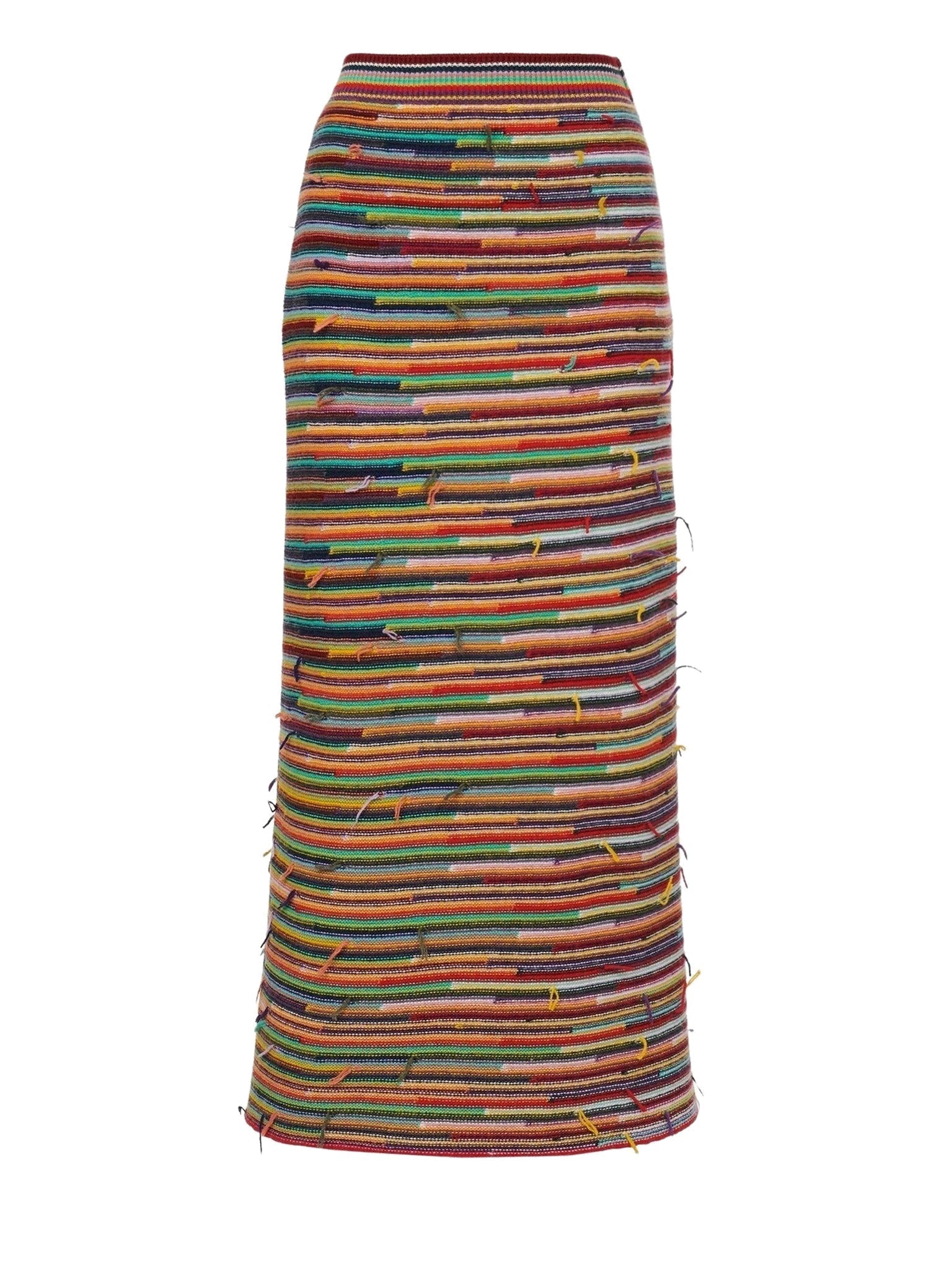 Jupe longue en cachemire - Multicolor
