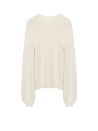 Pull col rond épais en cachemire - Vanilla Ice