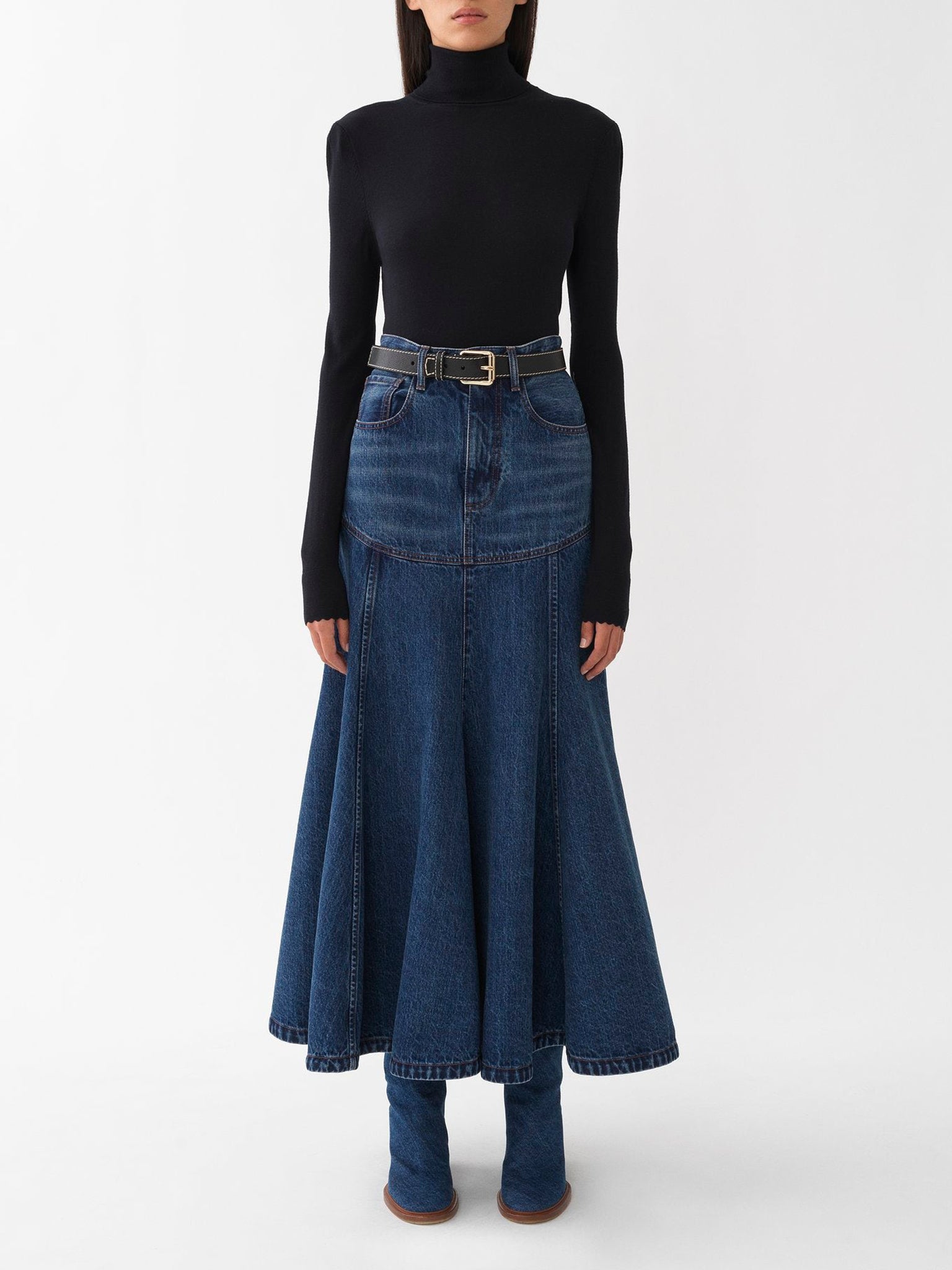 Pull à col roulé en laine - Royal Navy