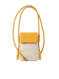 Porte-clés Chloé en cuir - Sunflower Yellow