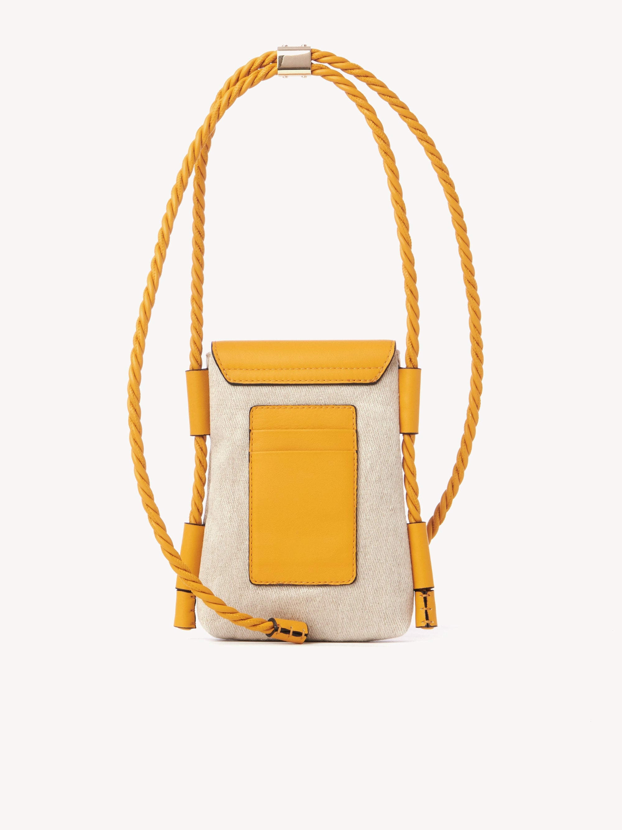 Porte-clés Chloé en cuir - Sunflower Yellow