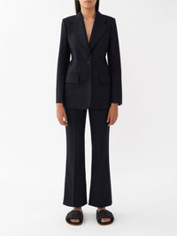 Pantalon court en laine - Ink Navy