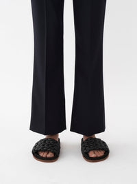 Pantalon court en laine - Ink Navy