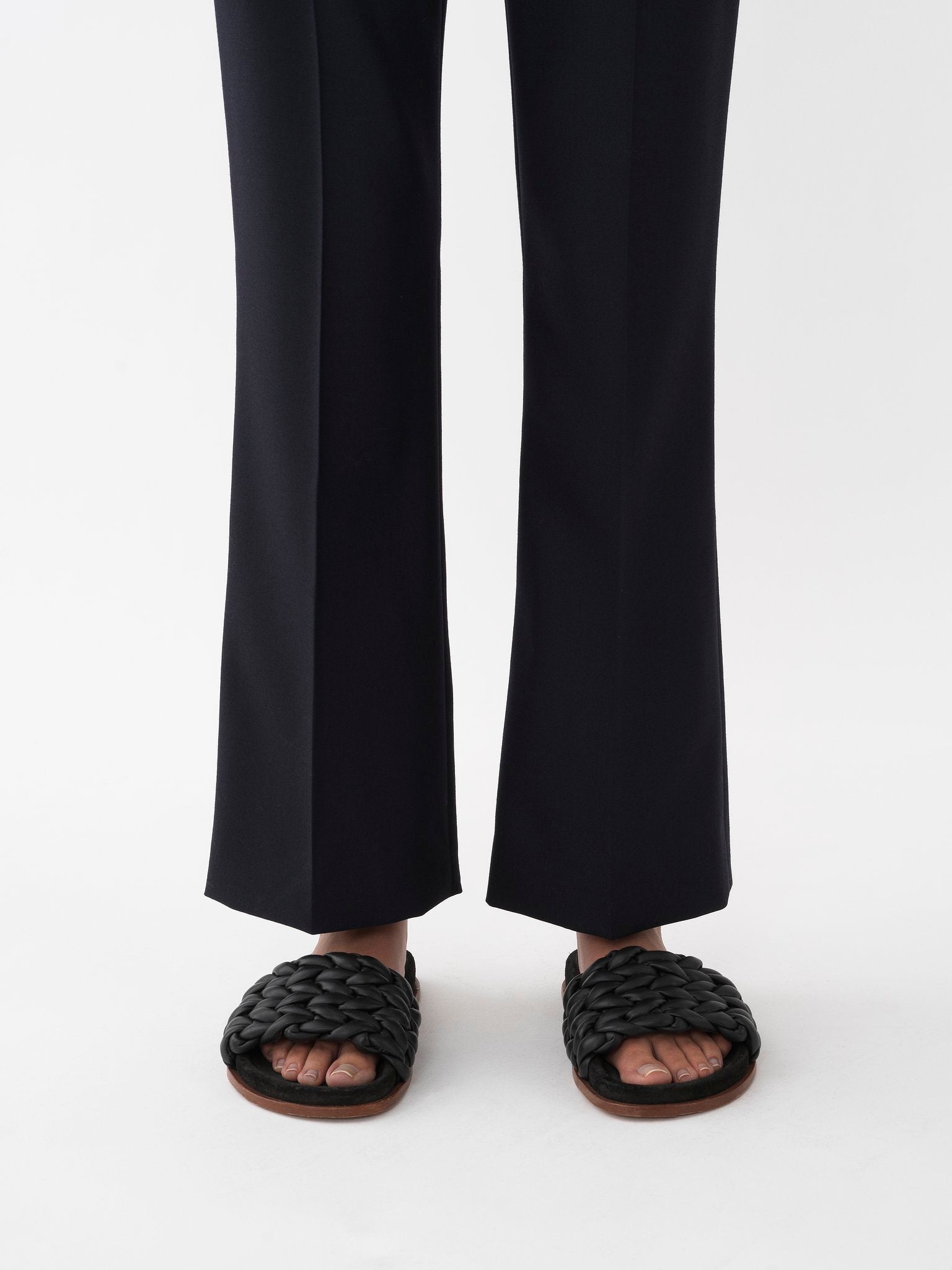 Pantalon court en laine - Ink Navy