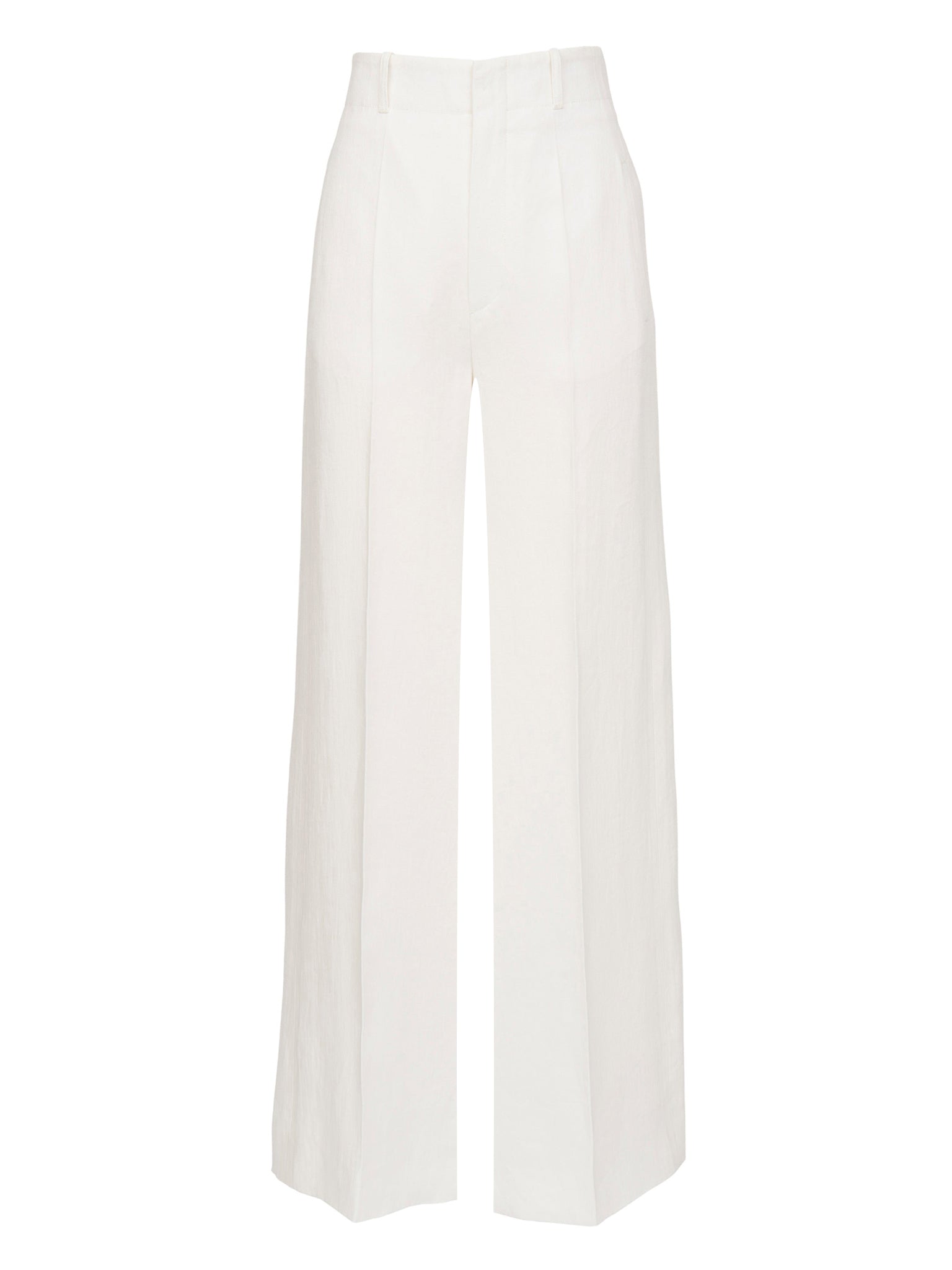 Pantalon en lin doux panama aloe - Lait Iconique