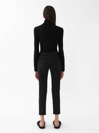 Pantalon slim fit en laine - Black