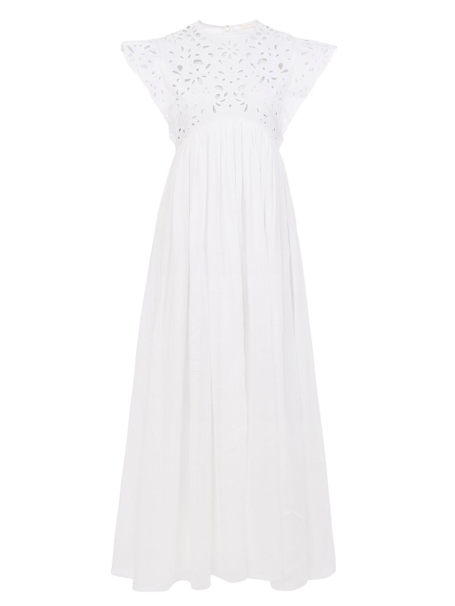 Robe longue Empire - White