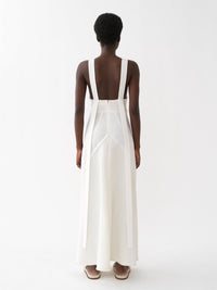 Robe longue évasée en lin - Iconic Milk