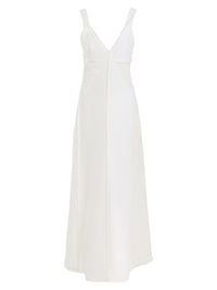 Robe longue évasée en lin - Iconic Milk