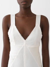 Robe longue évasée en lin - Iconic Milk