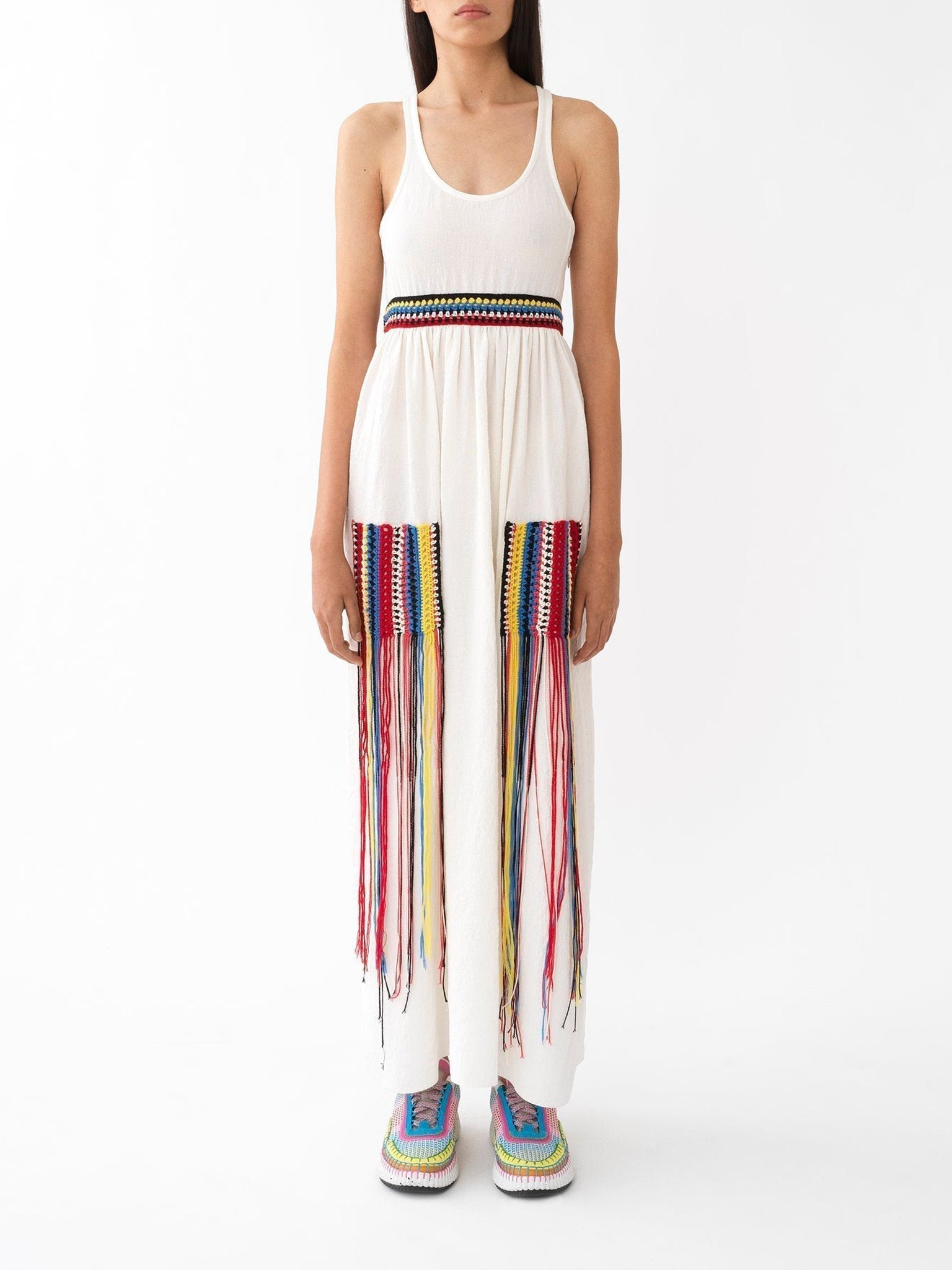 Robe longue sans manches en lin - Iconic Milk