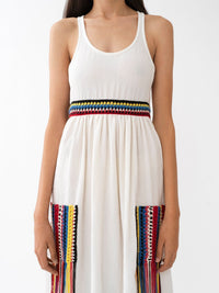 Robe longue sans manches en lin - Iconic Milk