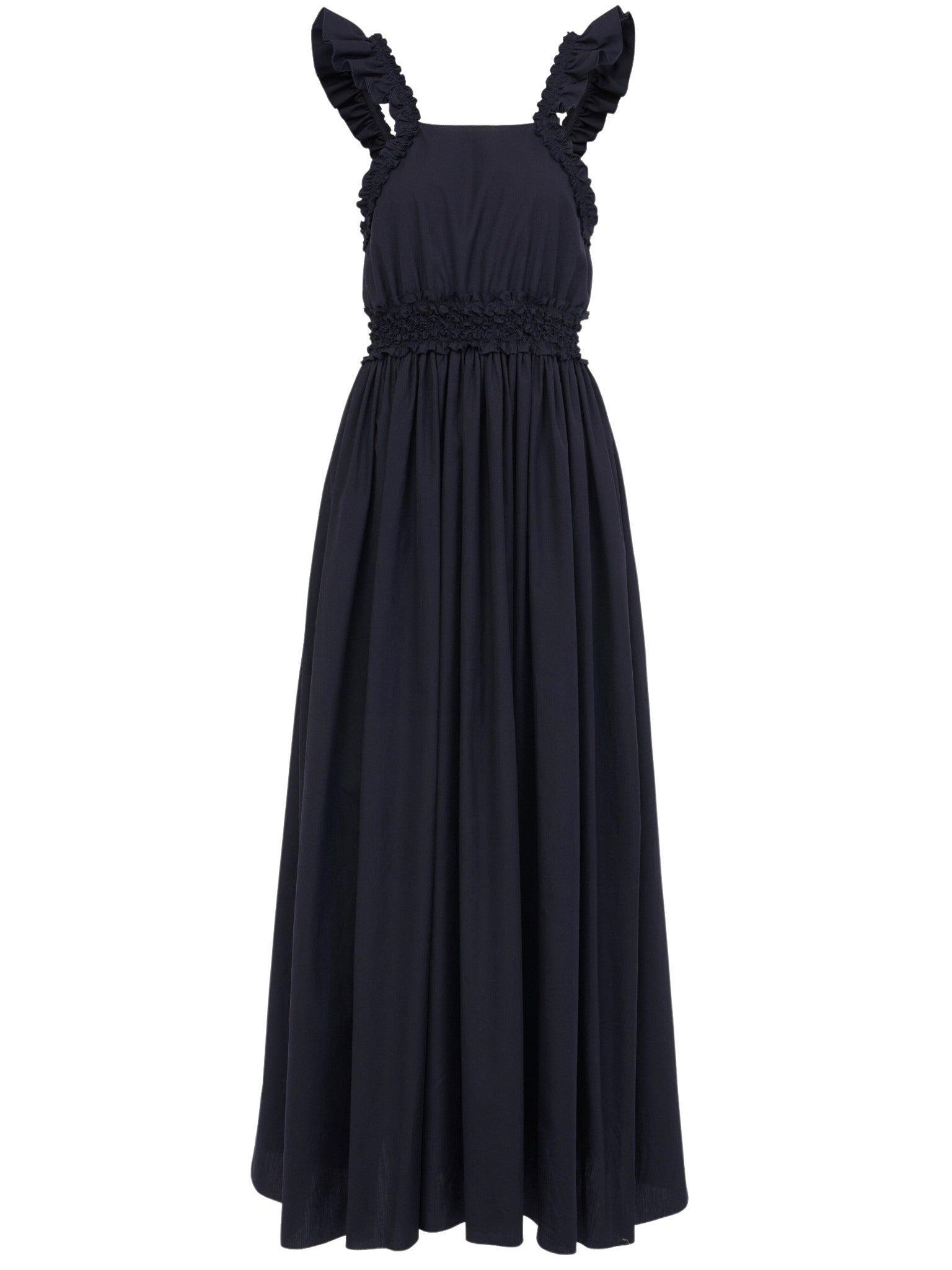 Robe longue à fronces - Ink Navy