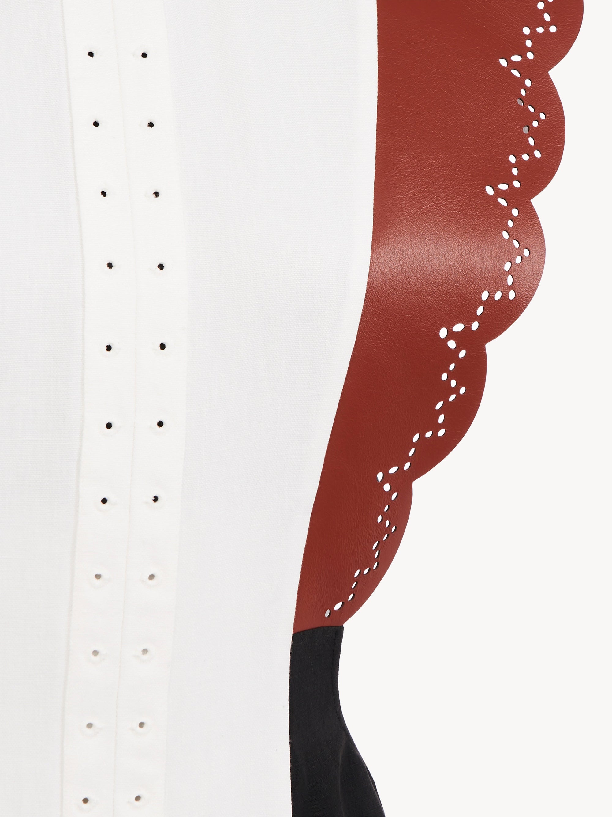 Robe en lin doux Panama Aloe - Brown Black