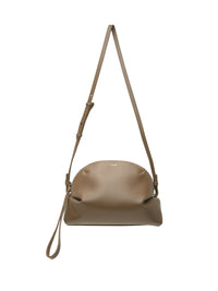 Mini sac porté épaule Judy en cuir - Army Green