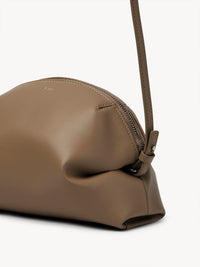 Mini sac porté épaule Judy en cuir - Army Green