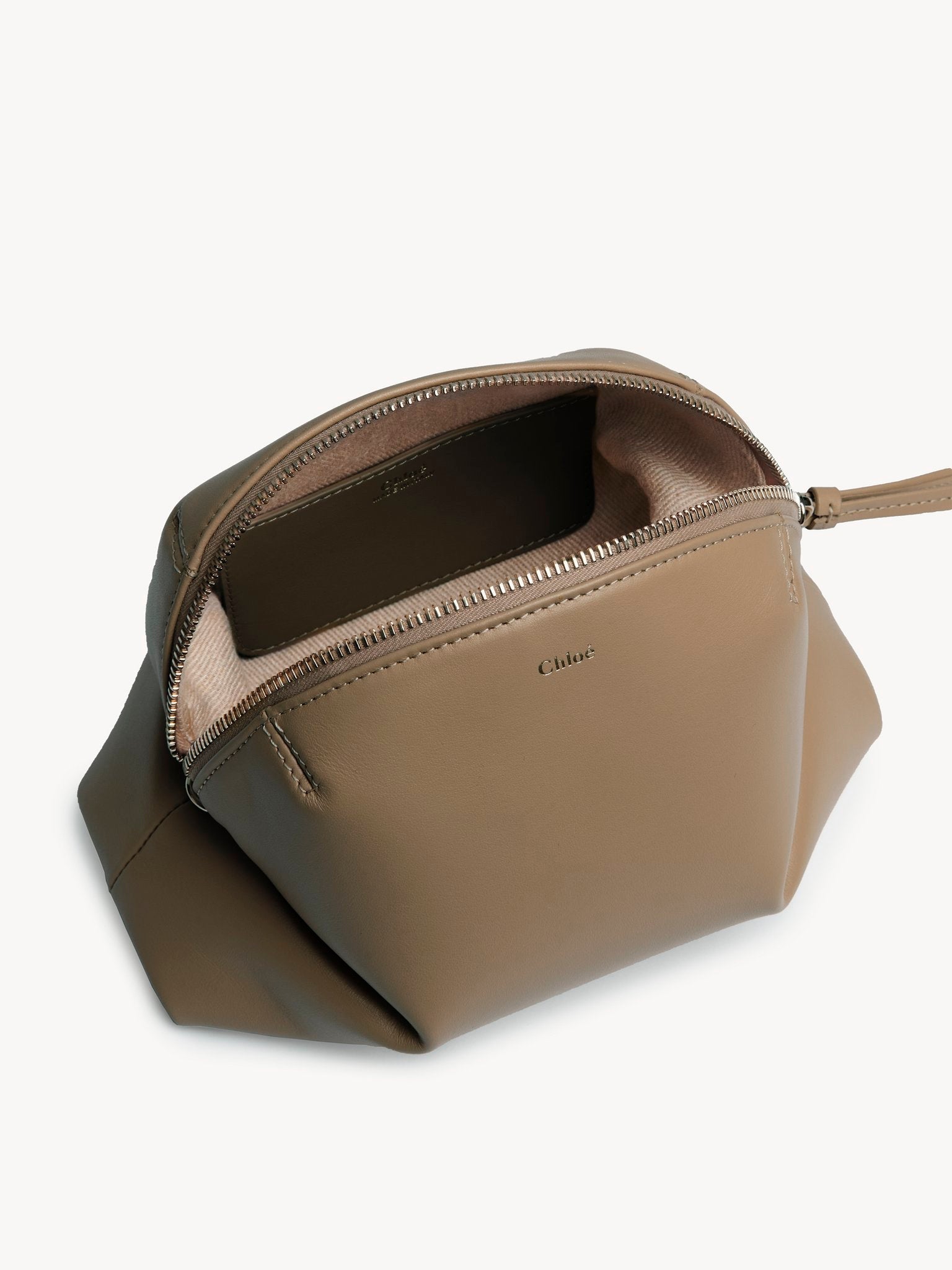 Mini sac porté épaule Judy en cuir - Army Green