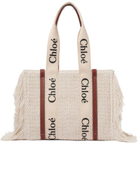 Sac cabas à franges Woody - Sepia Brown