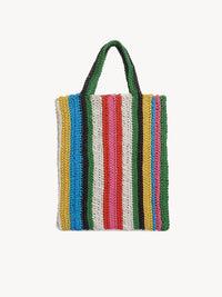 Sac cabas nord en cuir - Multicolor White