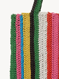 Sac cabas nord en cuir - Multicolor White