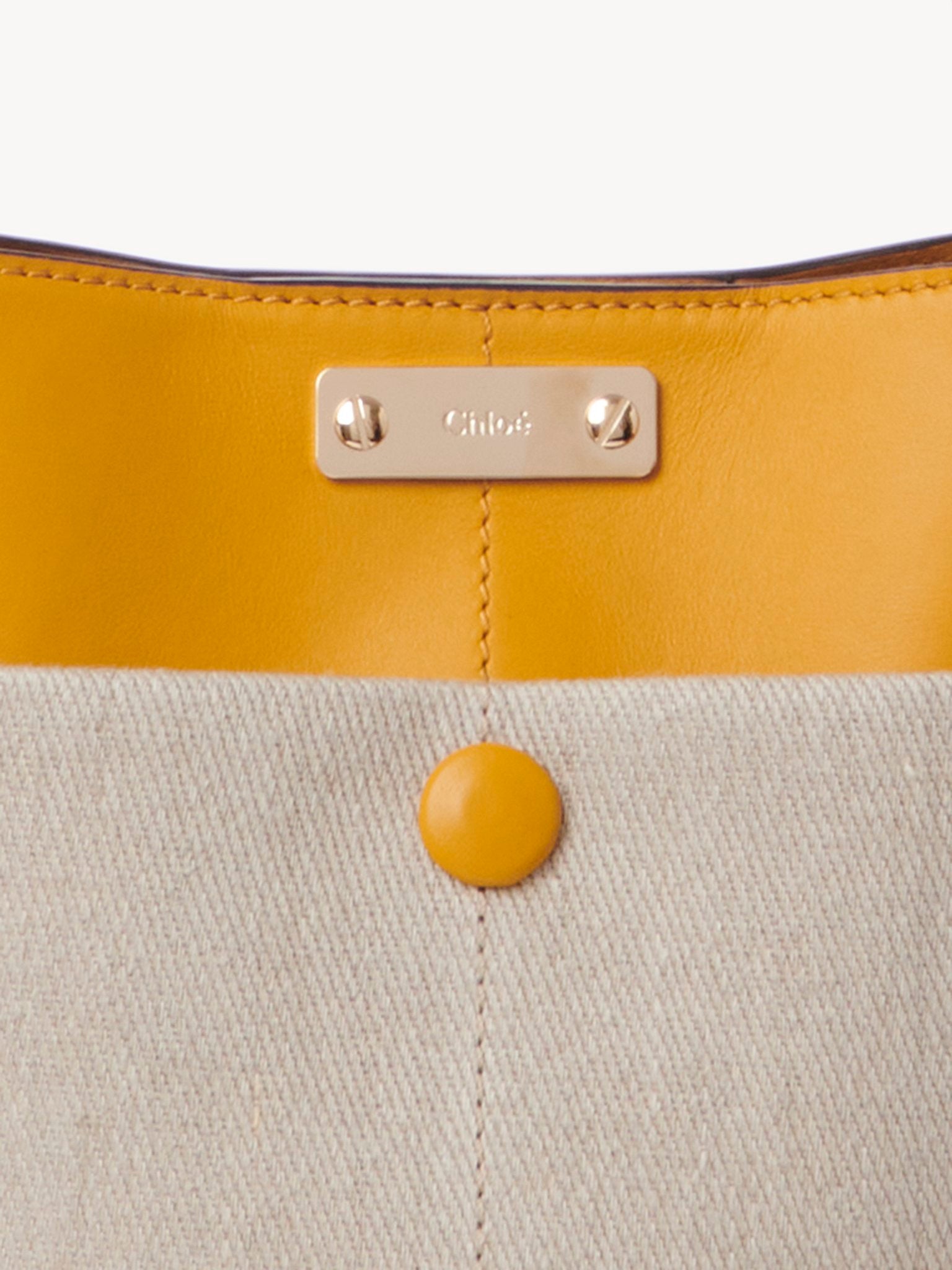 Sac seau Key en lin - Sunflower Yellow