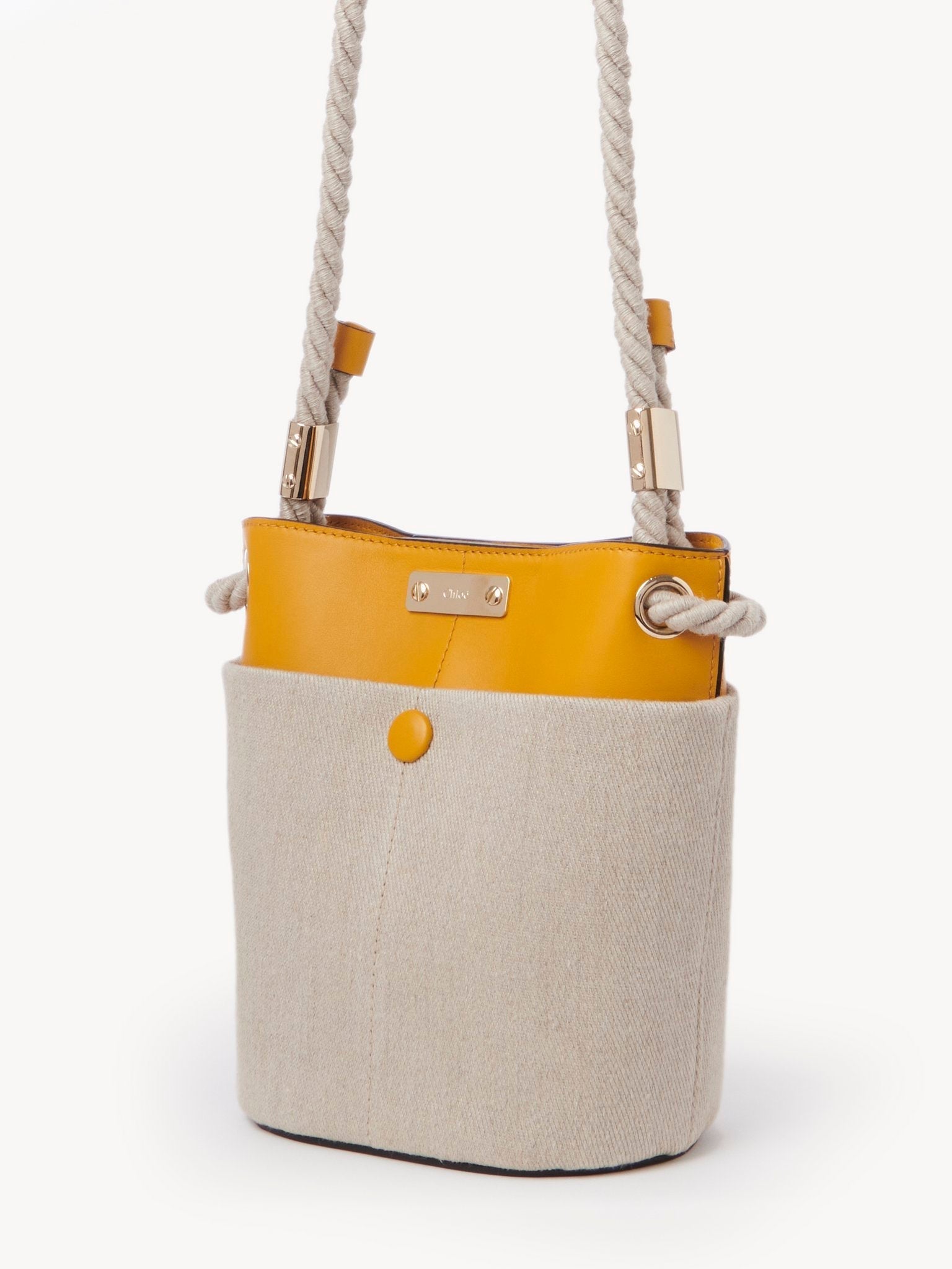 Sac seau Key en lin - Sunflower Yellow