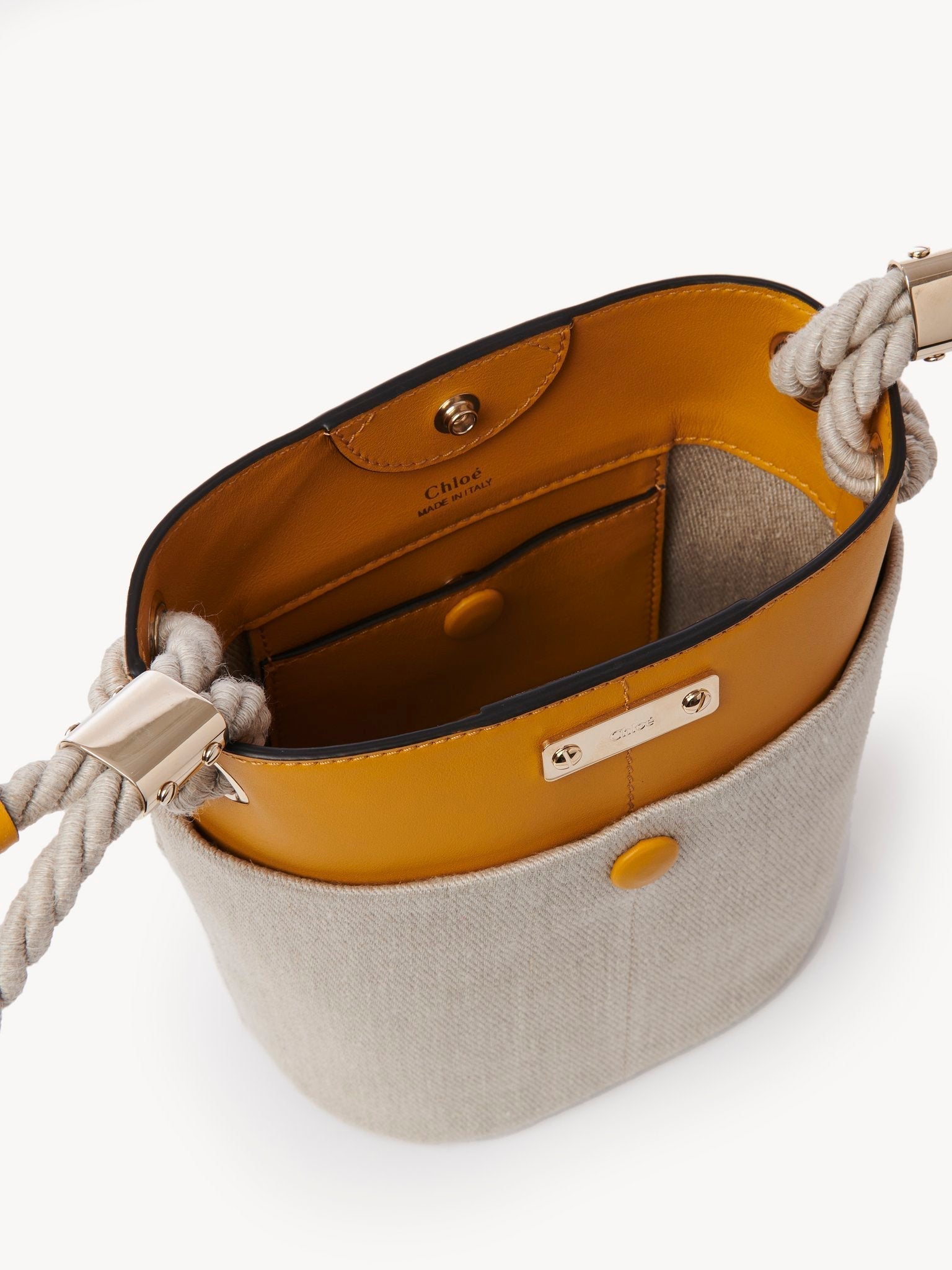 Sac seau Key en lin - Sunflower Yellow