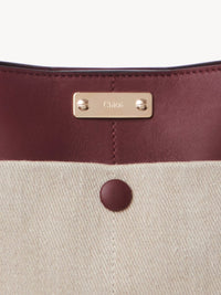 Sac seau Key en lin - Burgundy