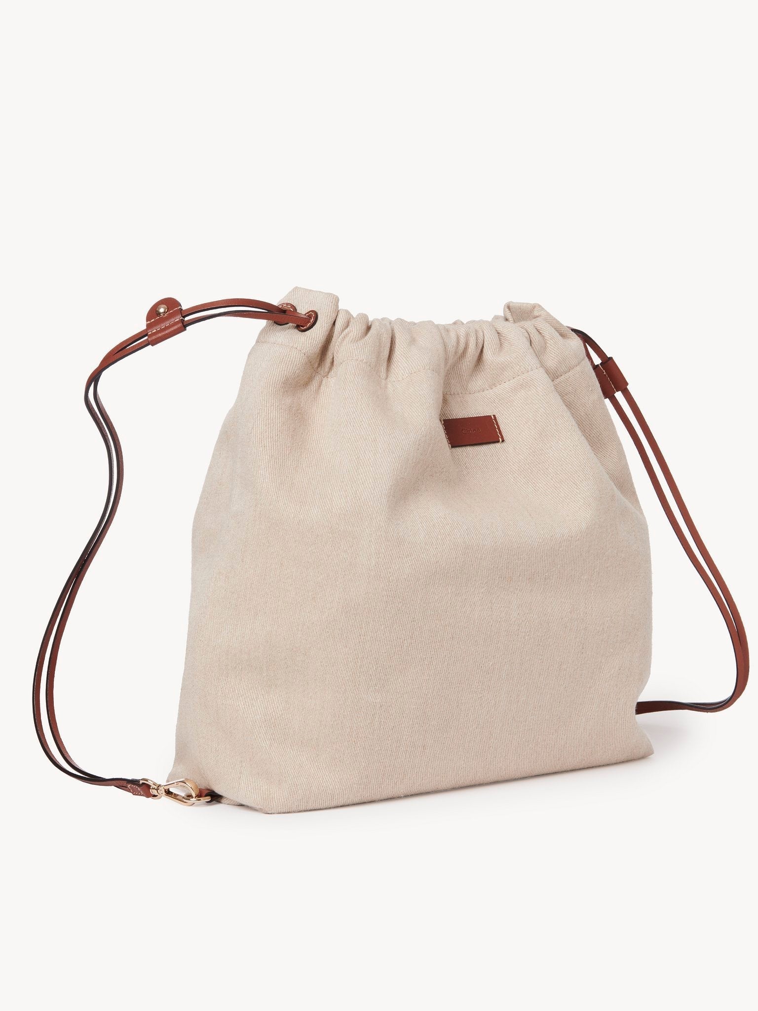 Sac cabas Kayan en cuir - Caramel