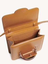 Sac en bandoulière Kattie en cuir - Autumnal Brown