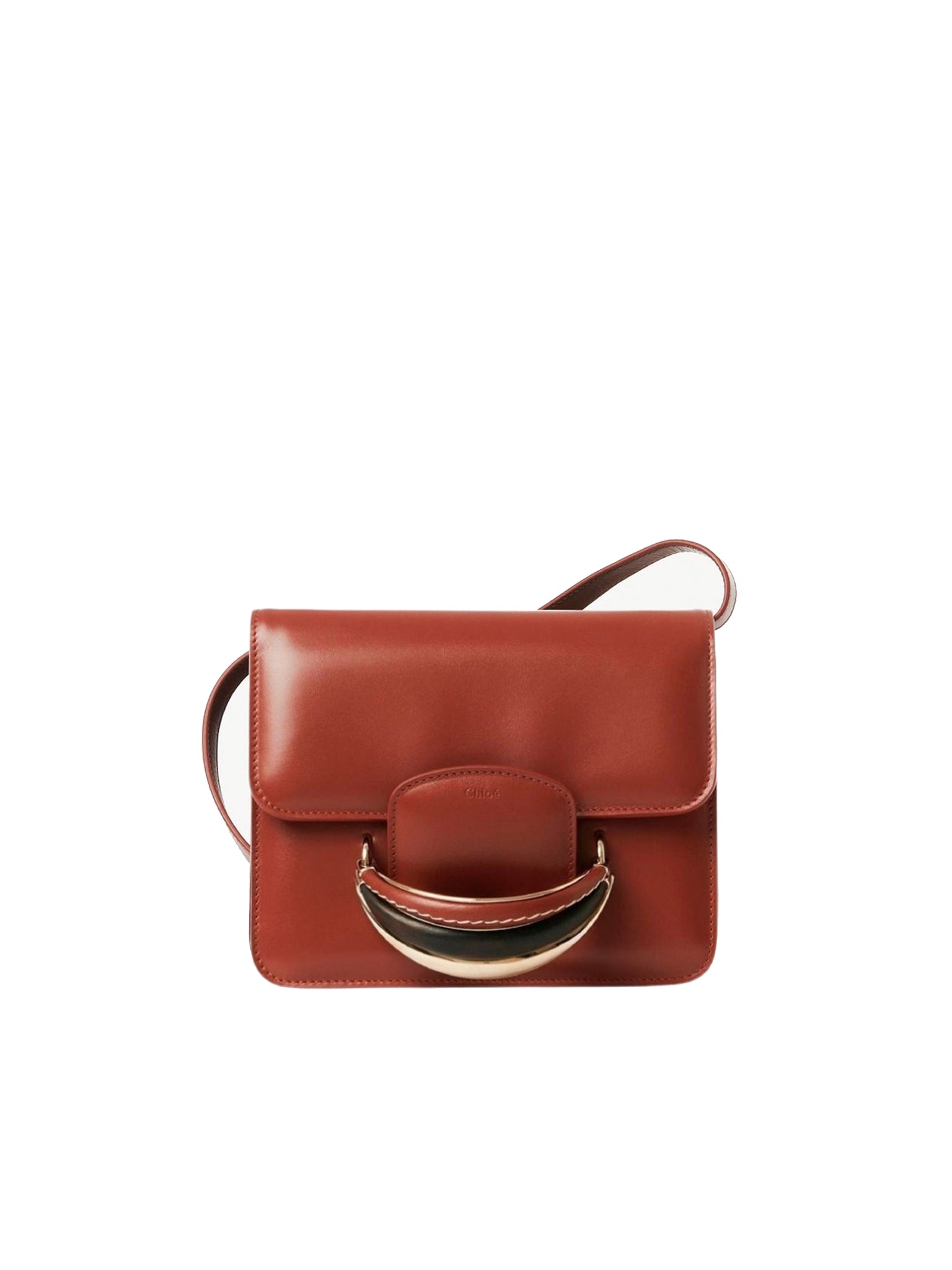 Sac à bandoulière Kattie en cuir - Sepia Brown