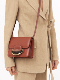 Sac à bandoulière Kattie en cuir - Sepia Brown