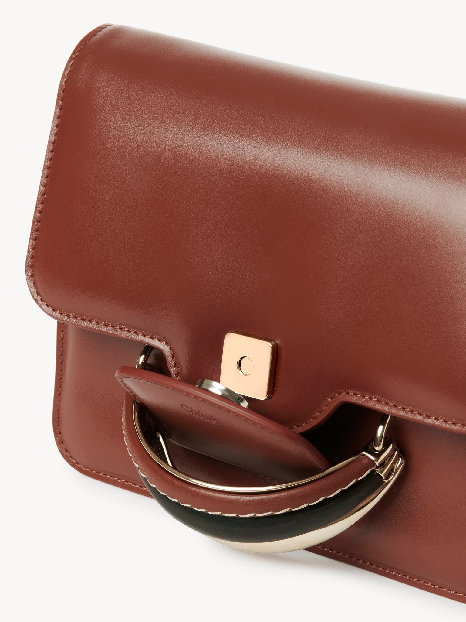Sac à bandoulière Kattie en cuir - Sepia Brown