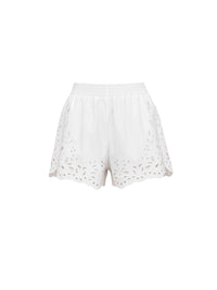 Mini short Flower - White