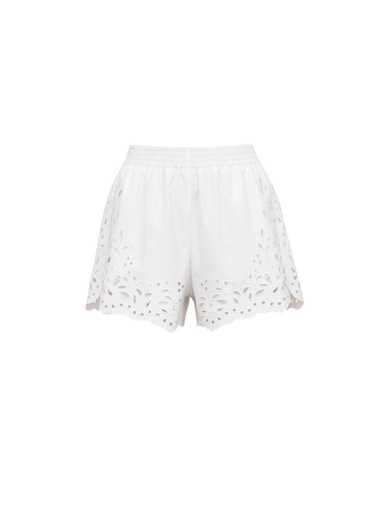 Mini short Flower - White