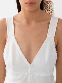 Foulard coquillages «C» en soie - Multicolor White