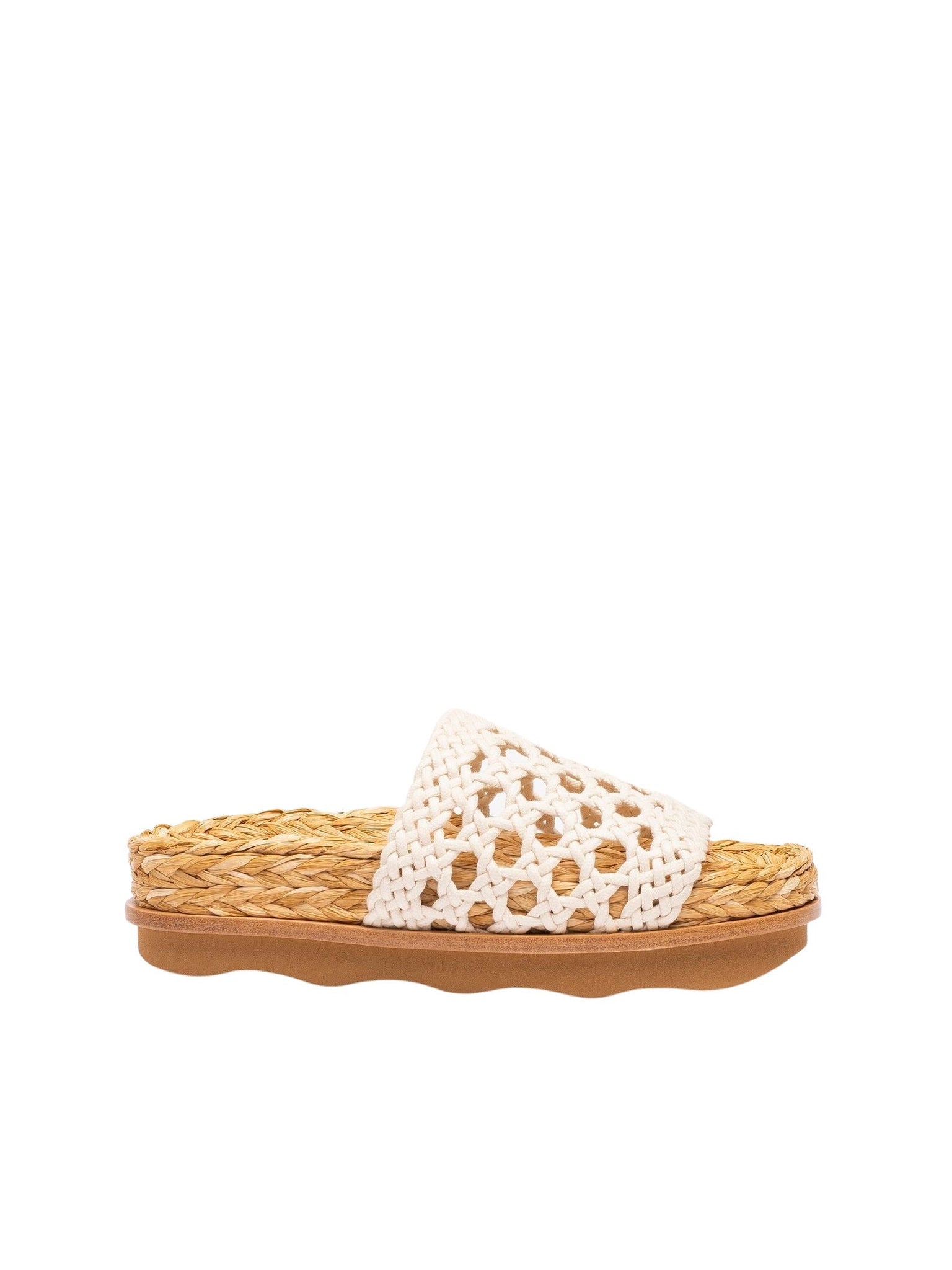 Mules Wavy - White