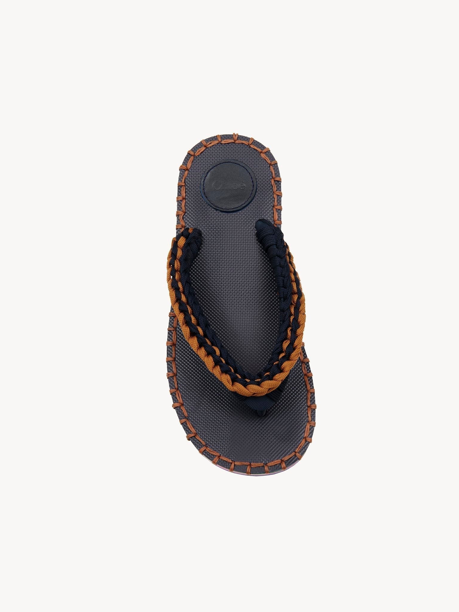 Tongs Lou - Blue & Brown