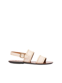 Sandales Laia en cuir - Eggshell