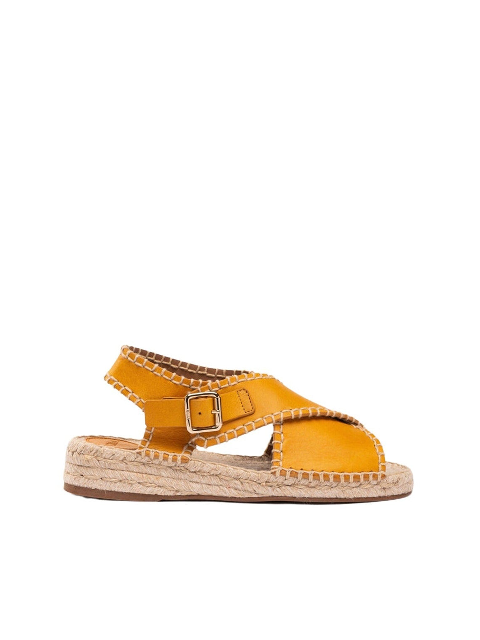 Sandales Lucinda en cuir - Sunset Yellow