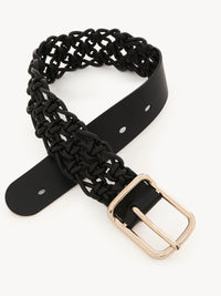 Ceinture Joe en cuir - Noir