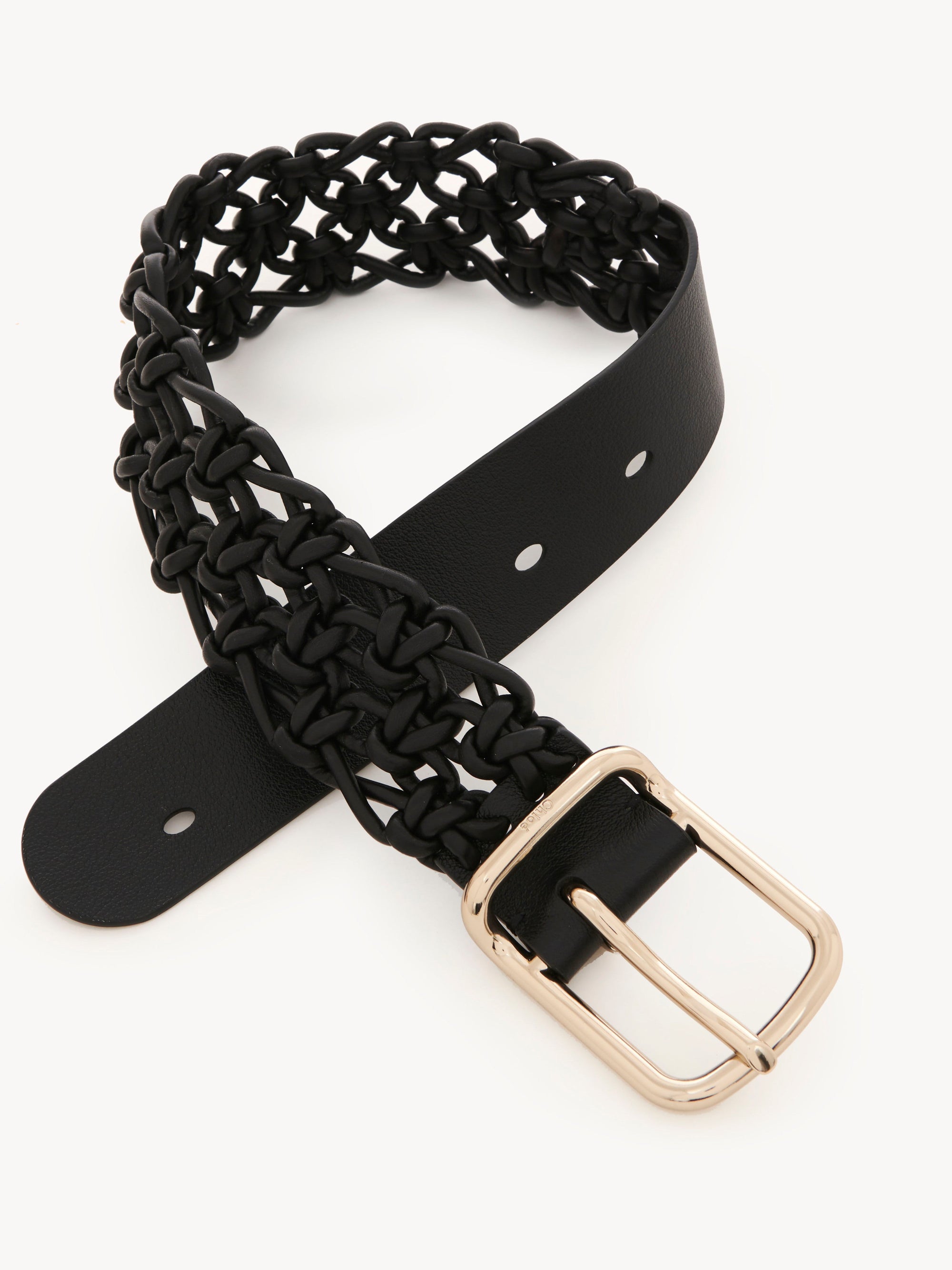 Ceinture Joe en cuir - Noir