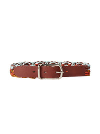 Ceinture Joe Wavy en cuir - Multicolor