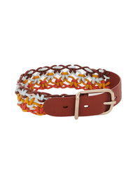 Ceinture Joe Wavy en cuir - Multicolor