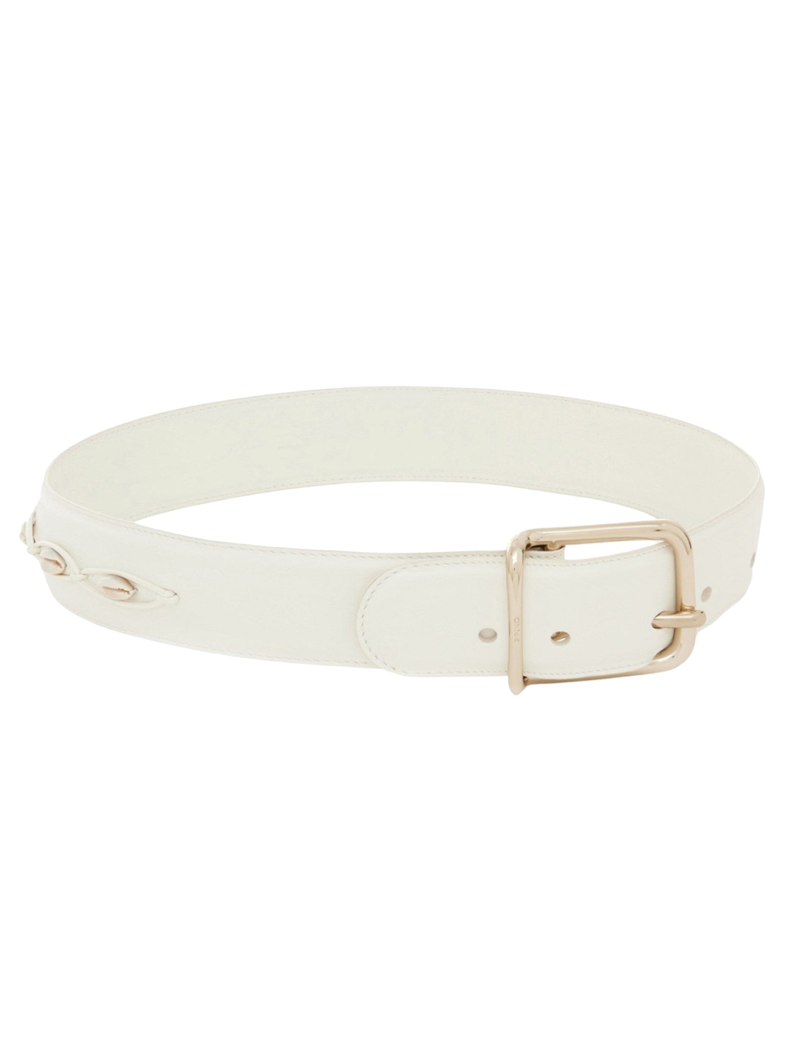 Ceinture Joe Lyv en cuir - White