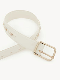 Ceinture Joe Lyv en cuir - White