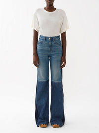 Jean à coupe évasé - Multicolor Blue