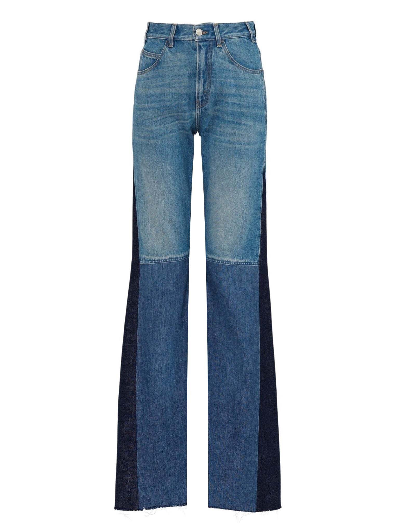 Jean à coupe évasé - Multicolor Blue