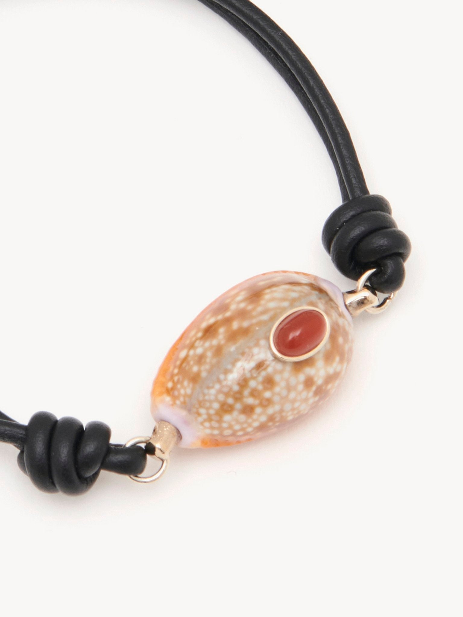 Braçelet Lyv en laiton - Black